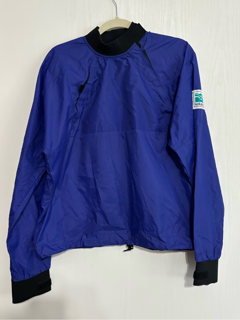 Kokatat Splash Top Pullover Mens Medium Blue Paddling Nylon Dry Jacket Vintage